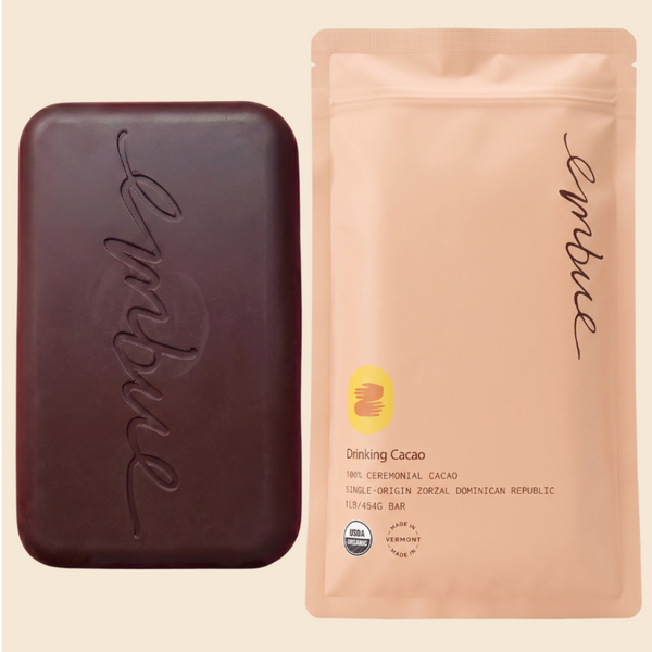 Ceremonial Cacao, 1lb. Bar, Zorzal Dominican Republic